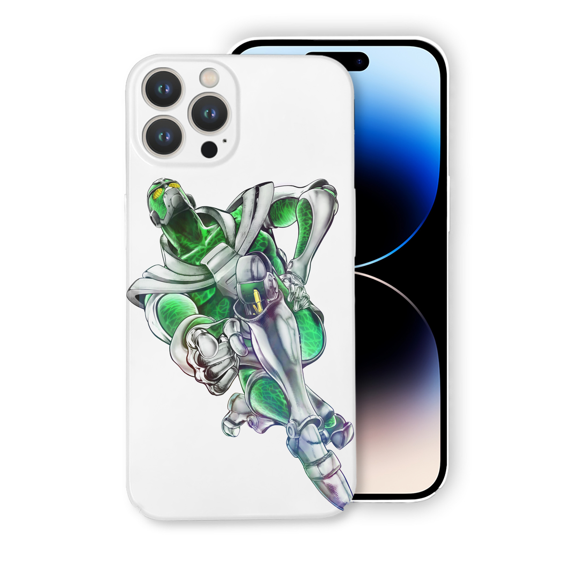 （画像用） ジョジョの奇妙な冒険 花京院 典明（かきょういん のりあき） JoJo's Bizarre Adventure Kakyoin Noriaki 【iPhone 14シリーズ対応】ハードケース